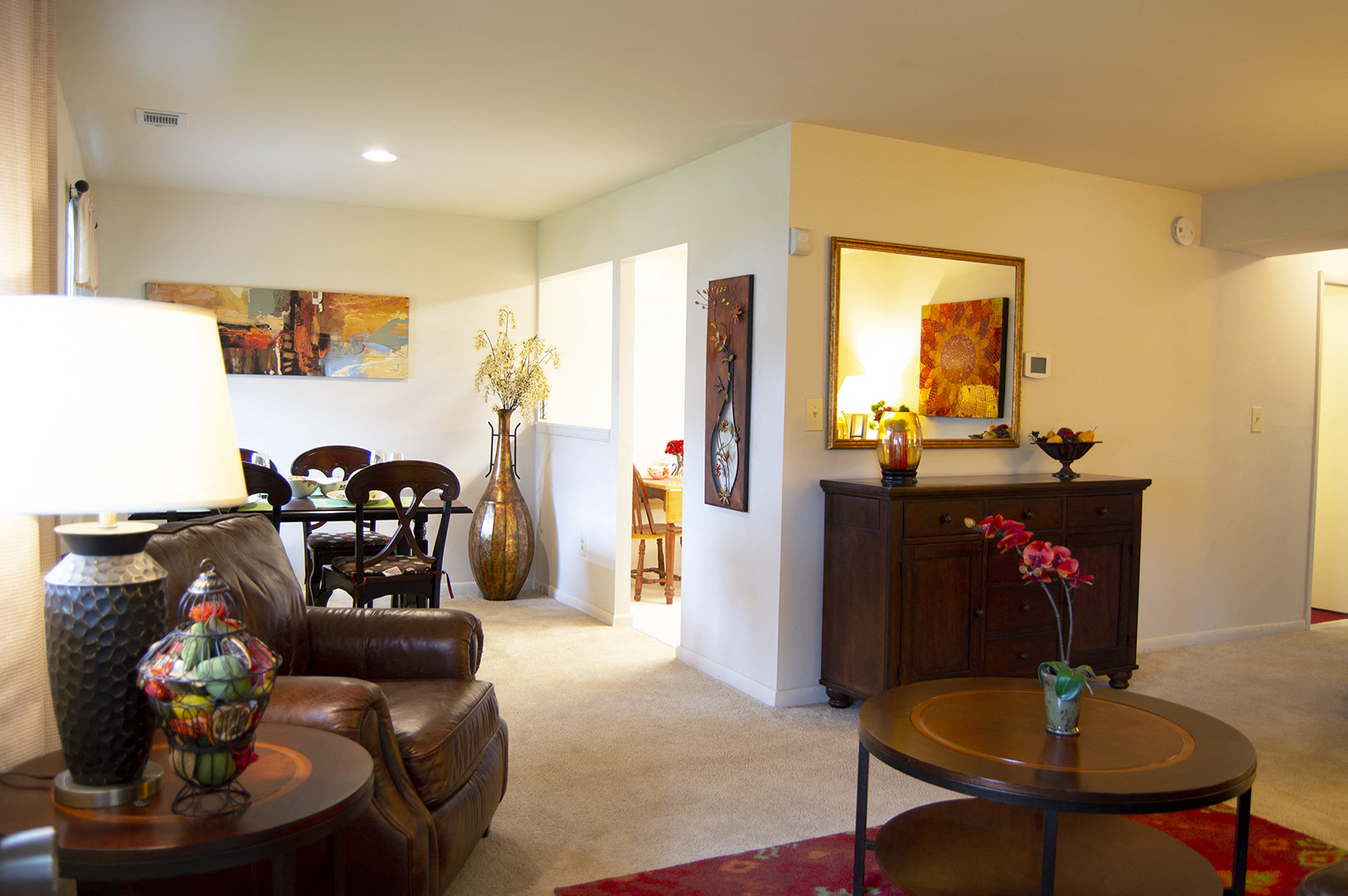 Dining And Living Area at Wellington Gate Apartments, Parkville